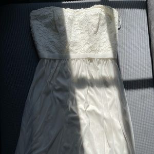 David’s bridal ivory dress